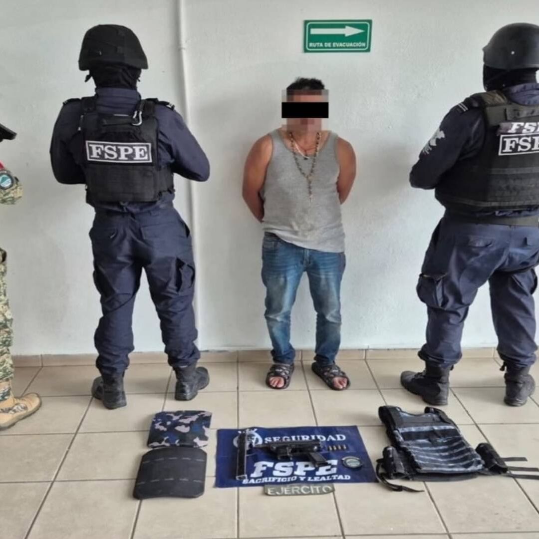 Los detenidos fueron presentados ante las autoridades correspondientes.
